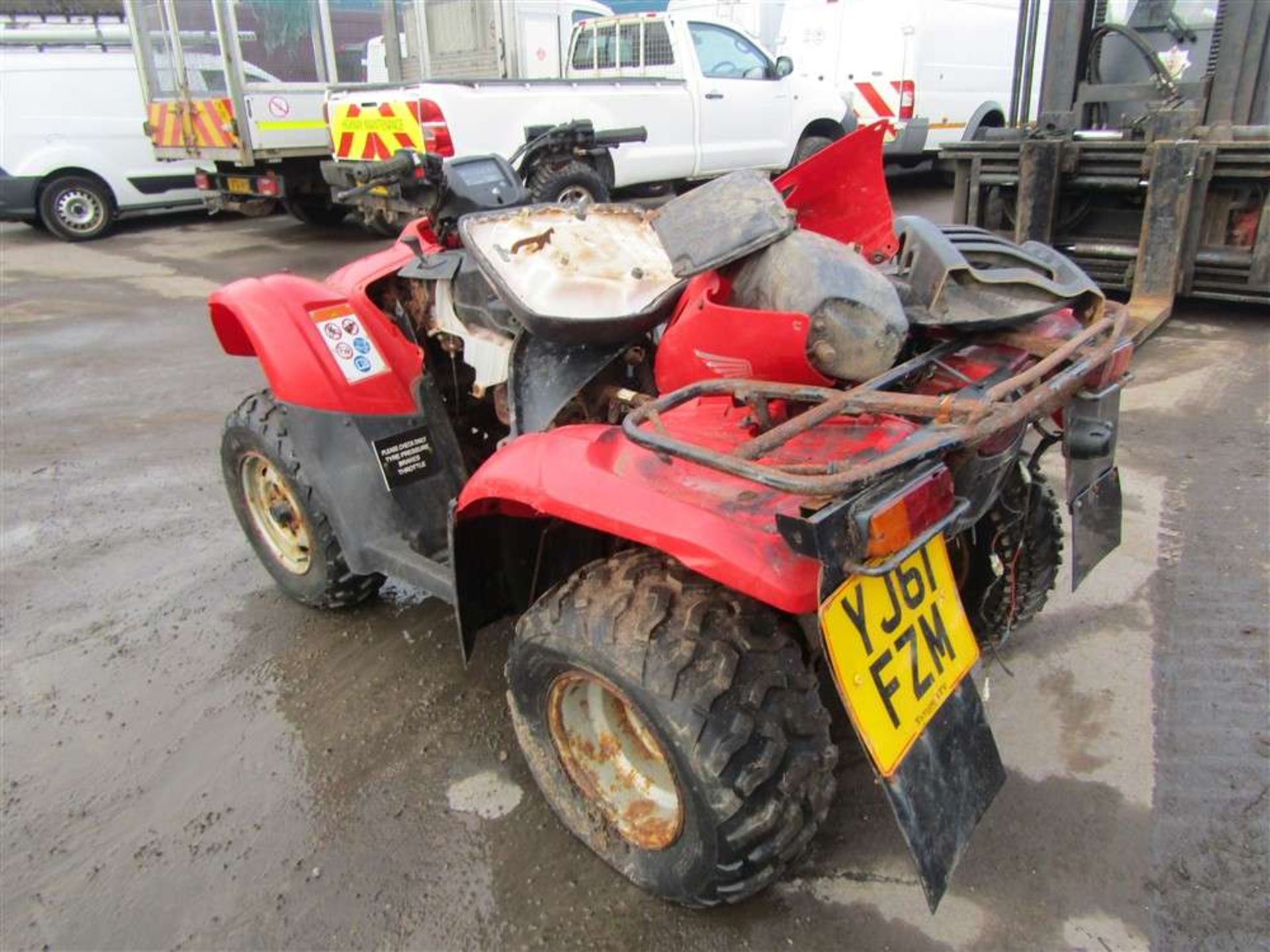 2011 61 reg Honda Quad (Spares / Repairs) (Direct Council) - Image 3 of 4