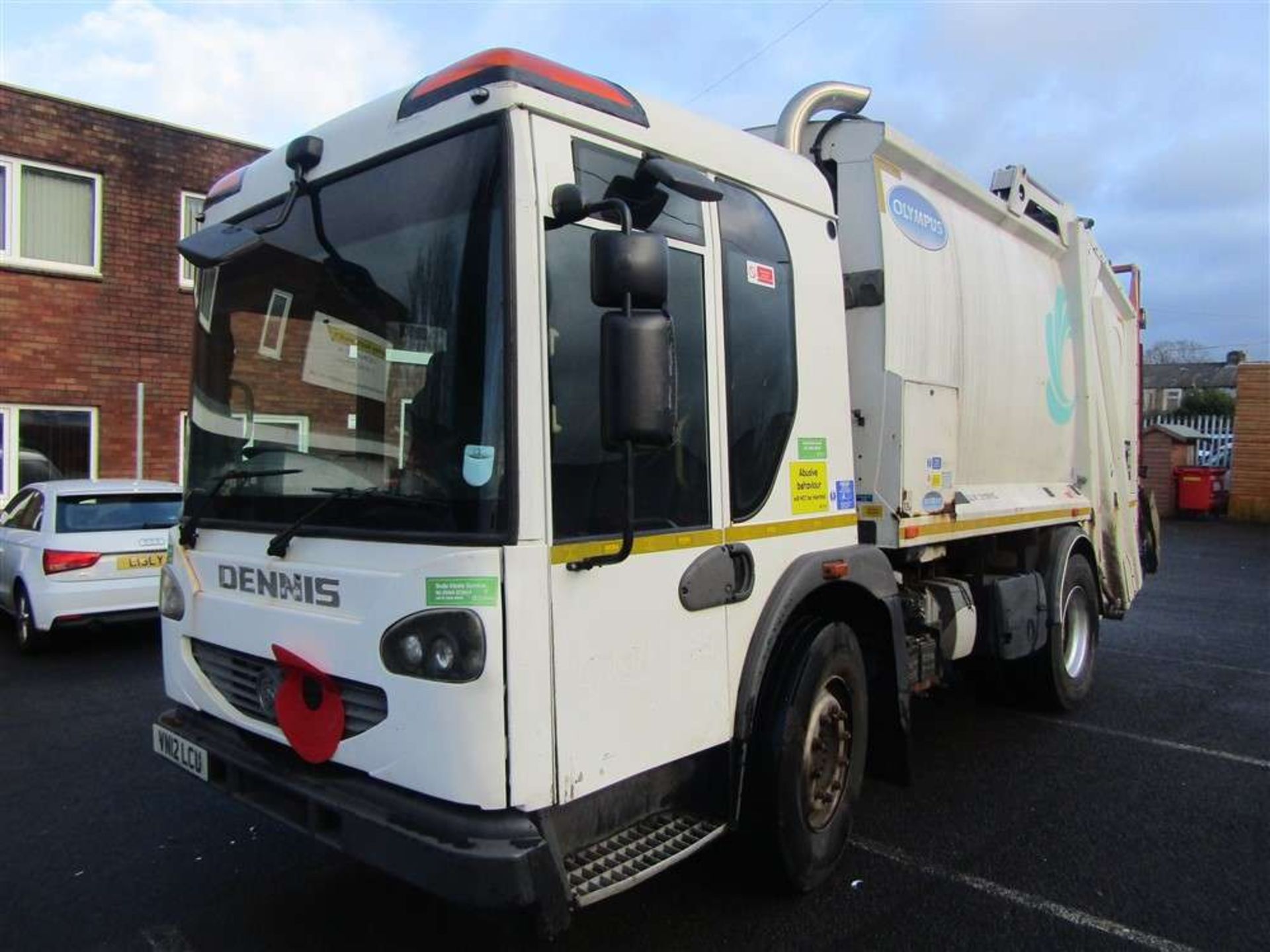 2012 12 reg Dennis Elite 2 Refuse Wagon (Direct Council) - Image 2 of 6