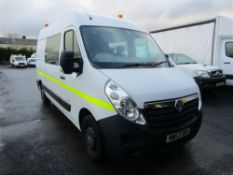 2013 13 reg Vauxhall Movano F3500 L2H2 CDTI (Messing Unit)