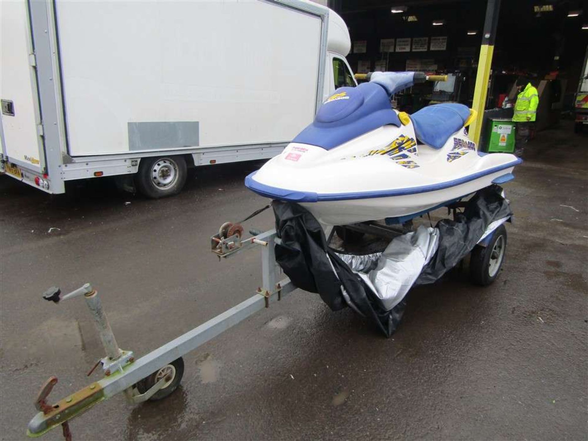 Seadoo Jet Ski c/w Trailer & Cover - Image 3 of 5