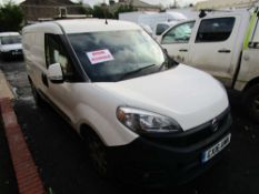 2016 16 reg Fiat Doblo 16v SX Multijet (Non Runner) (Direct United Utilities Water)