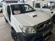 2010 60 reg Toyota Hilux HL2 D-4D 4 x 4 ECB (Non Runner) (Direct Electricity NW)