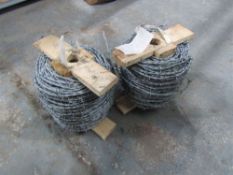 2 x Rolls Of Barb Wire