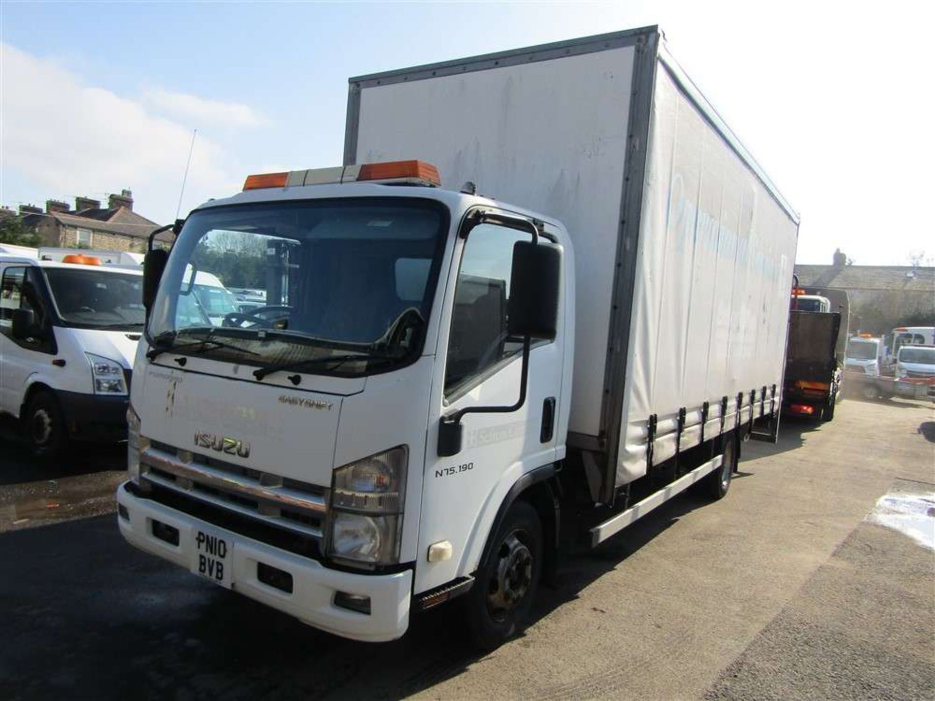 2010 10 reg Isuzu Forward N75.190 Auto Curtain Sider (Direct Council) - Image 2 of 7