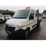 2016 16 reg Vauxhall Movano R3500 L3H1 CDTI DRW Double Cab Tipper