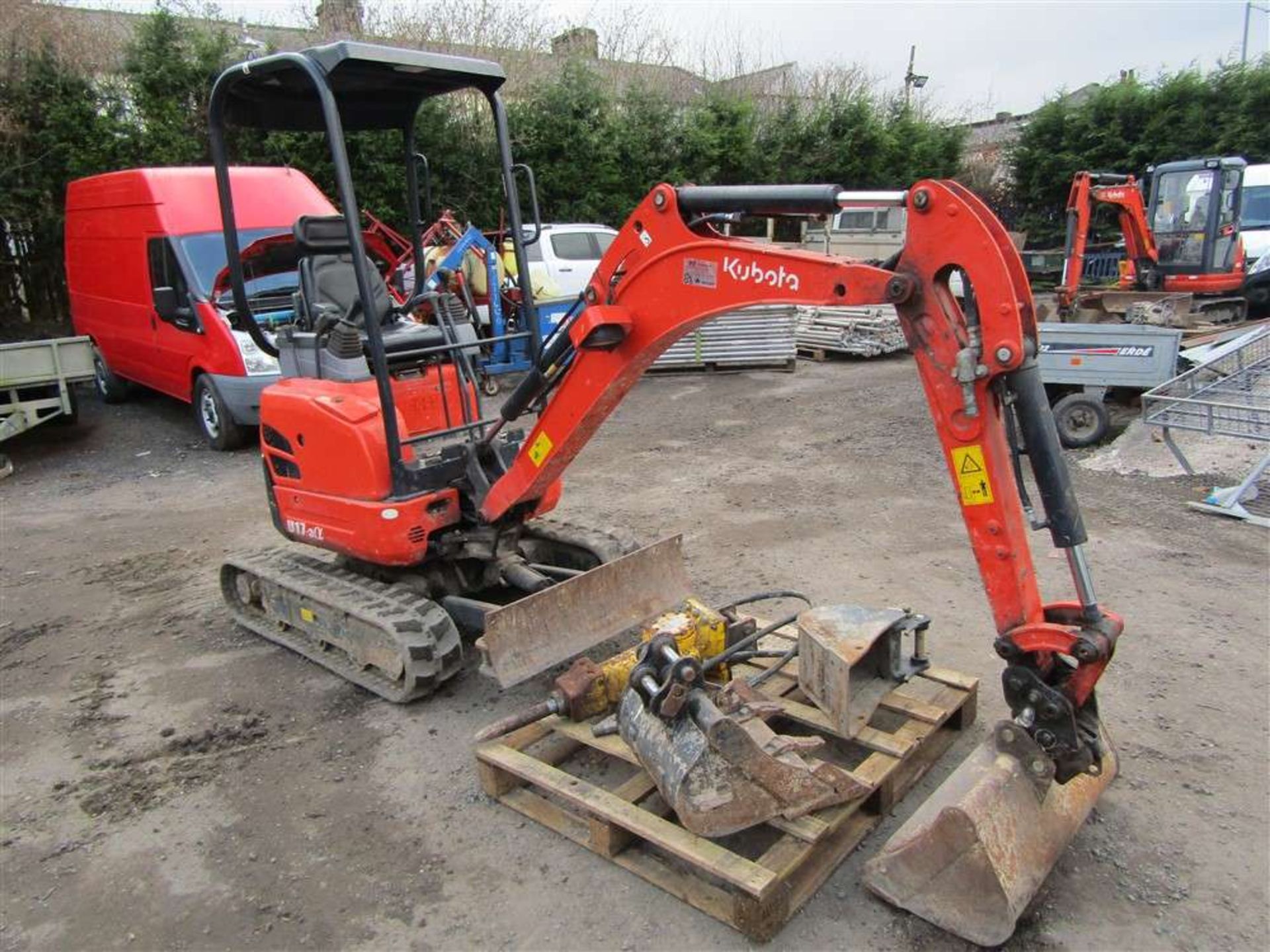 2017 Kubota U17-3 Mini Digger