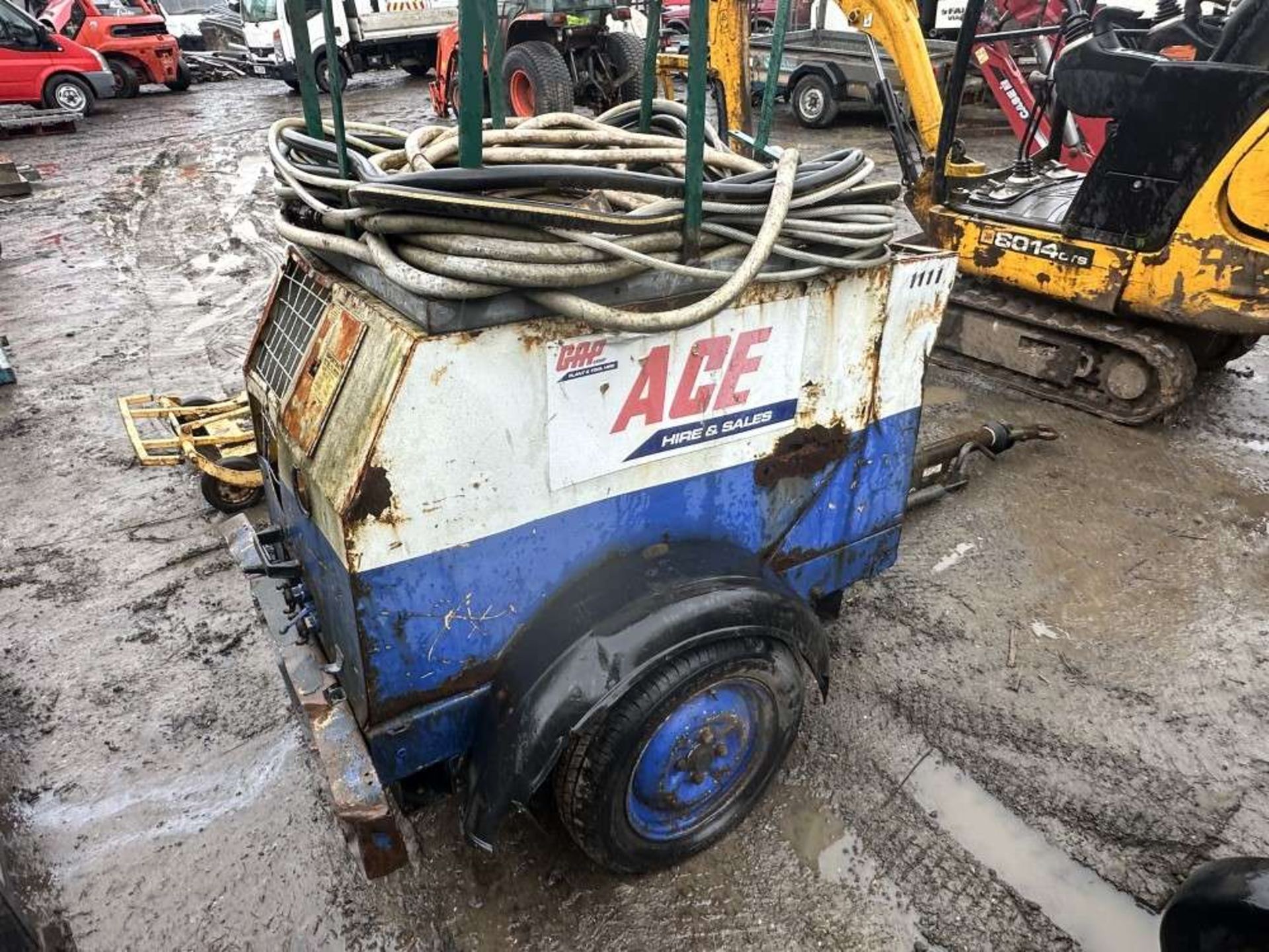 Atlas Copco XAS Diesel Compressor c/w Hoses