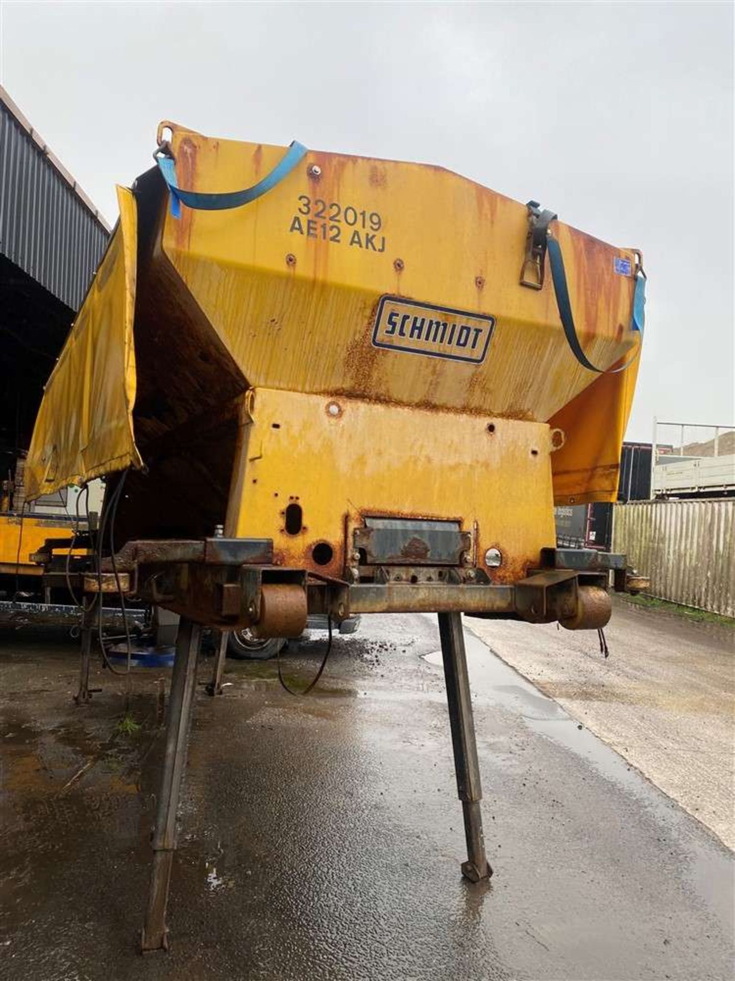 Schmidt B60-36 Gritter Body & Schmidt Snow Plough (Sold on Site - Liverpool) - Image 4 of 9