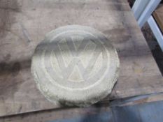 VW Carved in Natural Stone