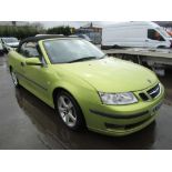 2007 56 reg SAAB 9-3 Vector Convertible