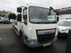 2016 65 reg DAF LF 210 Euro 6 12T Flat Bed (Scaffold Planks NOT Included in Sale)