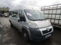 2012 12 reg Peugeot Boxer 435 L4H2 HDI Minibus (Noisy Engine) (Direct Council)