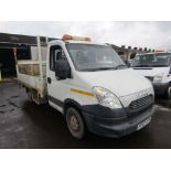 2013 62 reg Iveco Daily 35S13 MWB Flatbed Tail Lift
