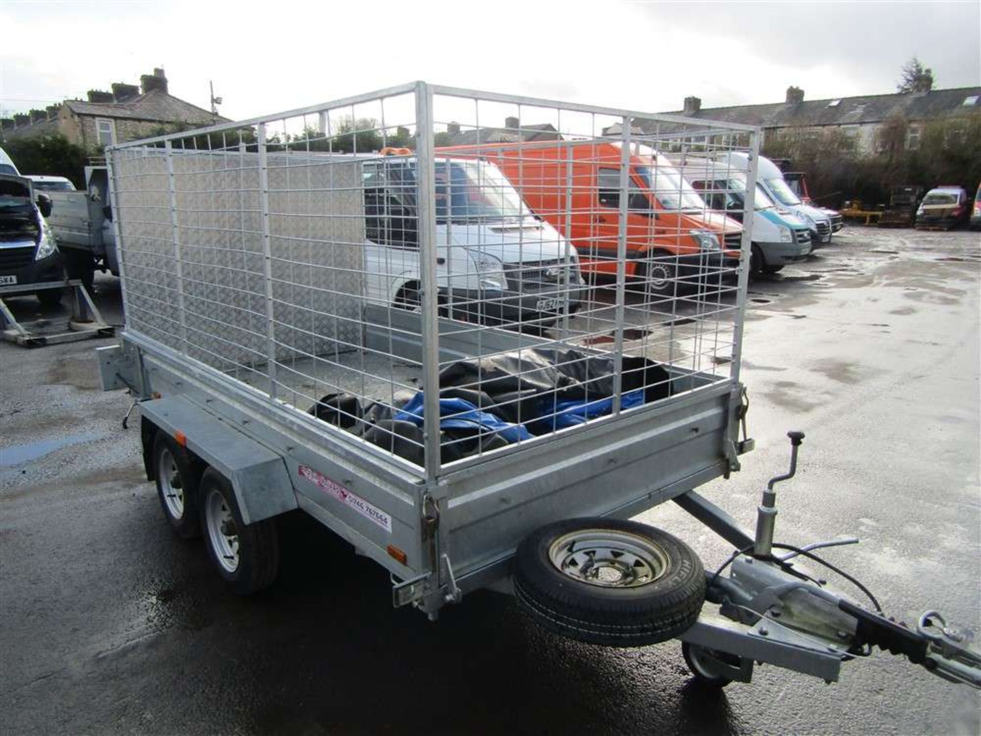 Phoenix Twin Axle Garden Trailer c/w Cover