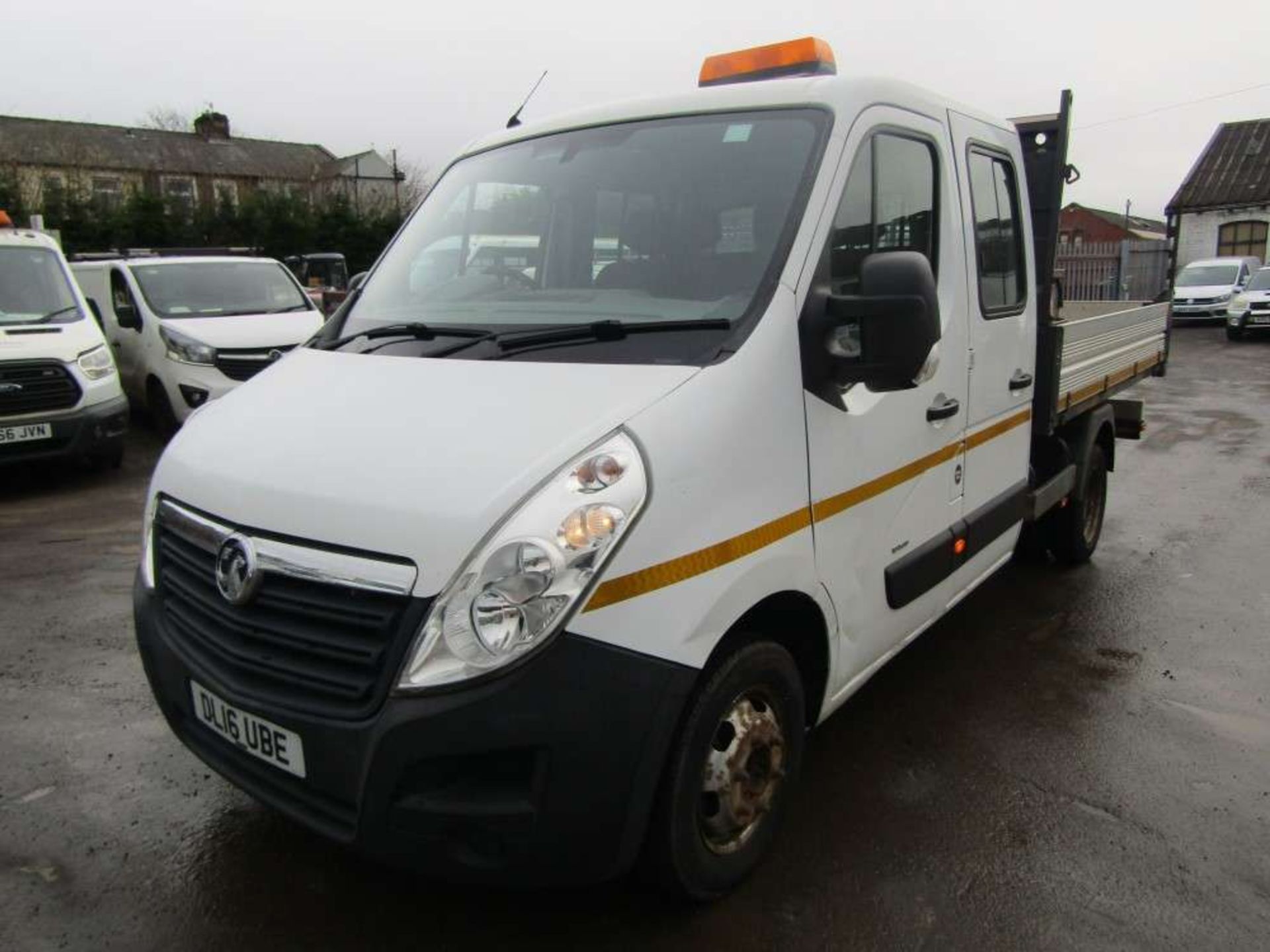 2016 16 reg Vauxhall Movano R3500 L3H1 CDTI DRW Double Cab Tipper - Image 2 of 6