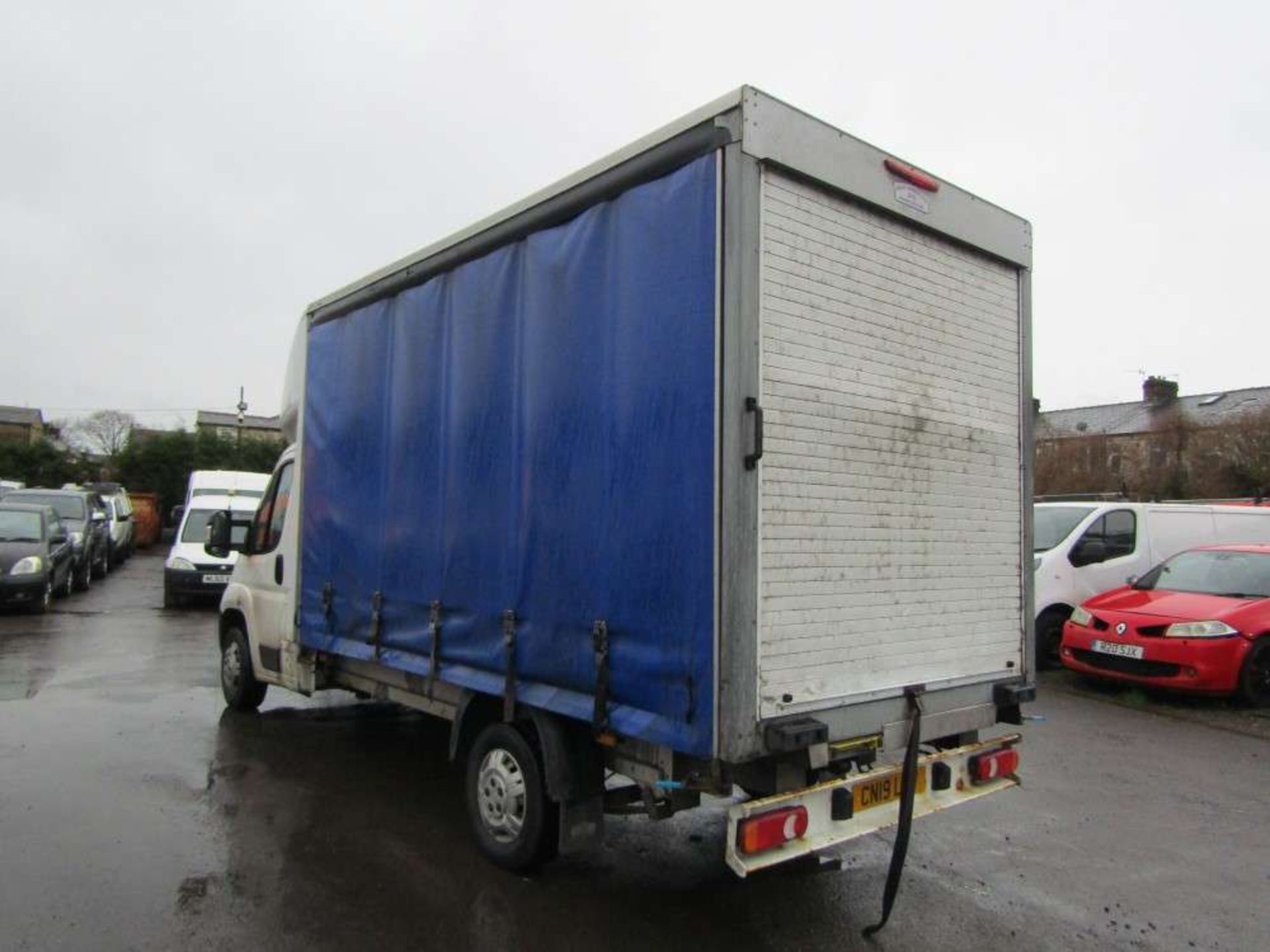 2019 19 reg Peugeot Boxer 335 L3 Blue HDI Curtain Sider - Image 3 of 7