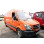 2014 64 reg Mercedes Sprinter 313 CDI LWB