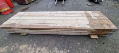 Pack of 50 x 13ft Scaffold Boards (Sold on Site - Burnley)