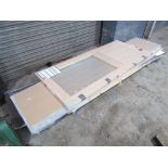 2 x Kitchen Worktops, 1 x Oak Glazed Door, 3 x Kitchen Backing Boards