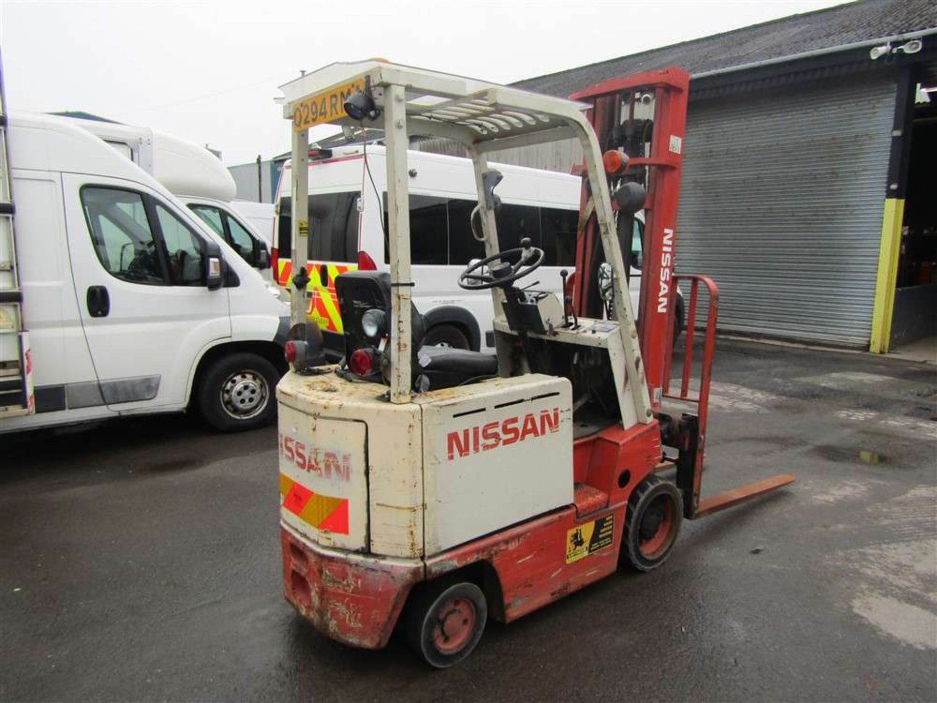 2002 Q reg Nissan Ceboil 15U Electric Forklift Truck (Direct Council) - Image 4 of 6