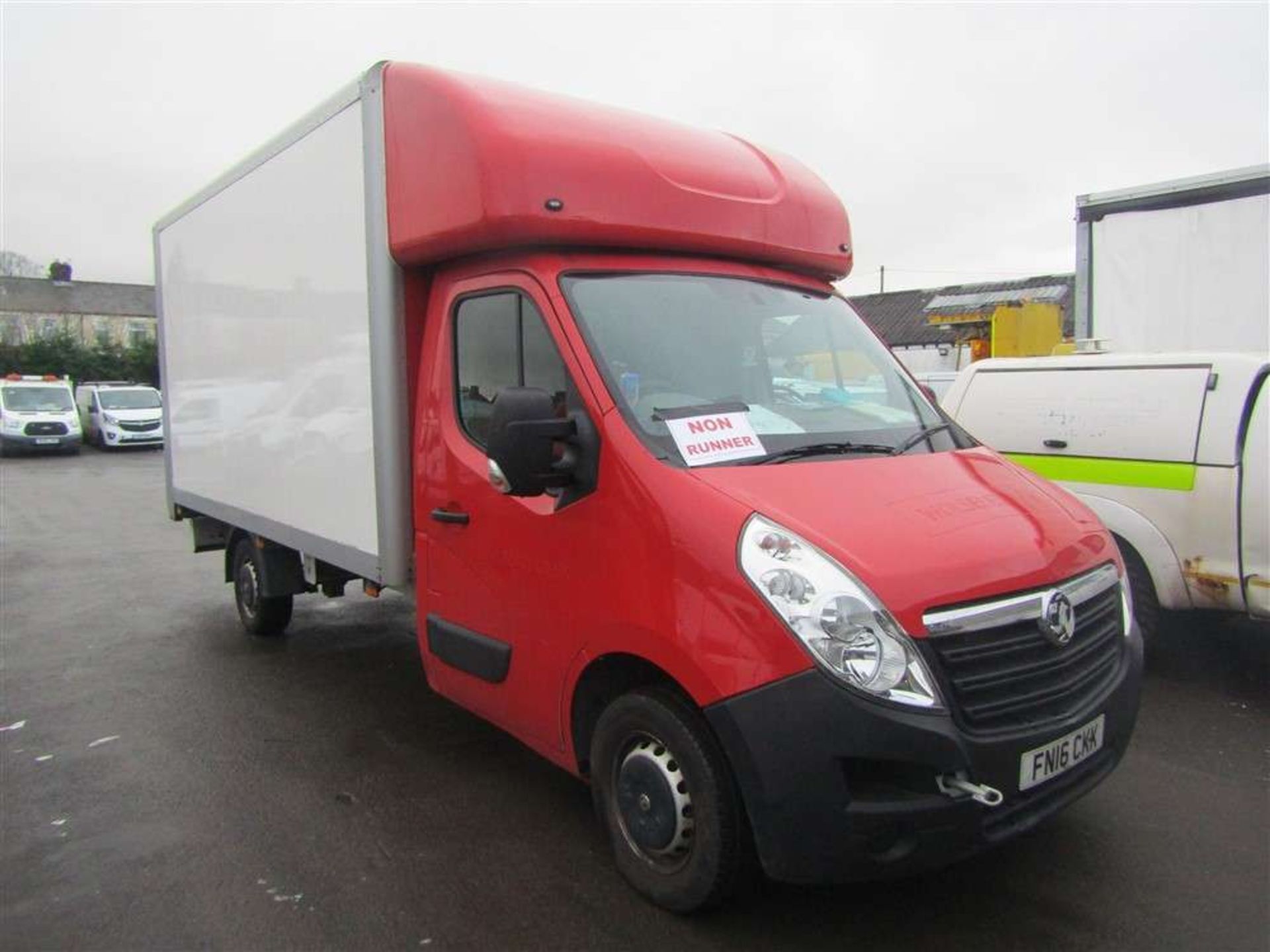 2016 16 reg Vauxhall Movano F3500 L3H1 CDTI Luton (Non Runner)