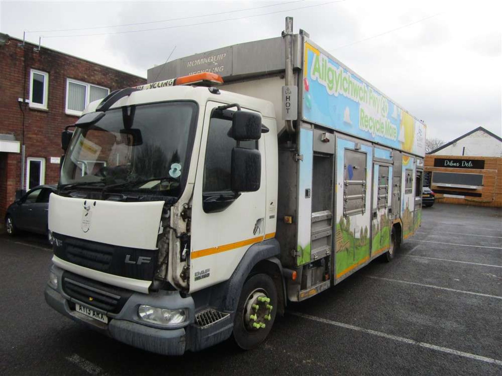 2013 13 reg DAF FA LF45 Recycling Vehicle (Runs For Loading Only) (Direct Council) - Image 2 of 6