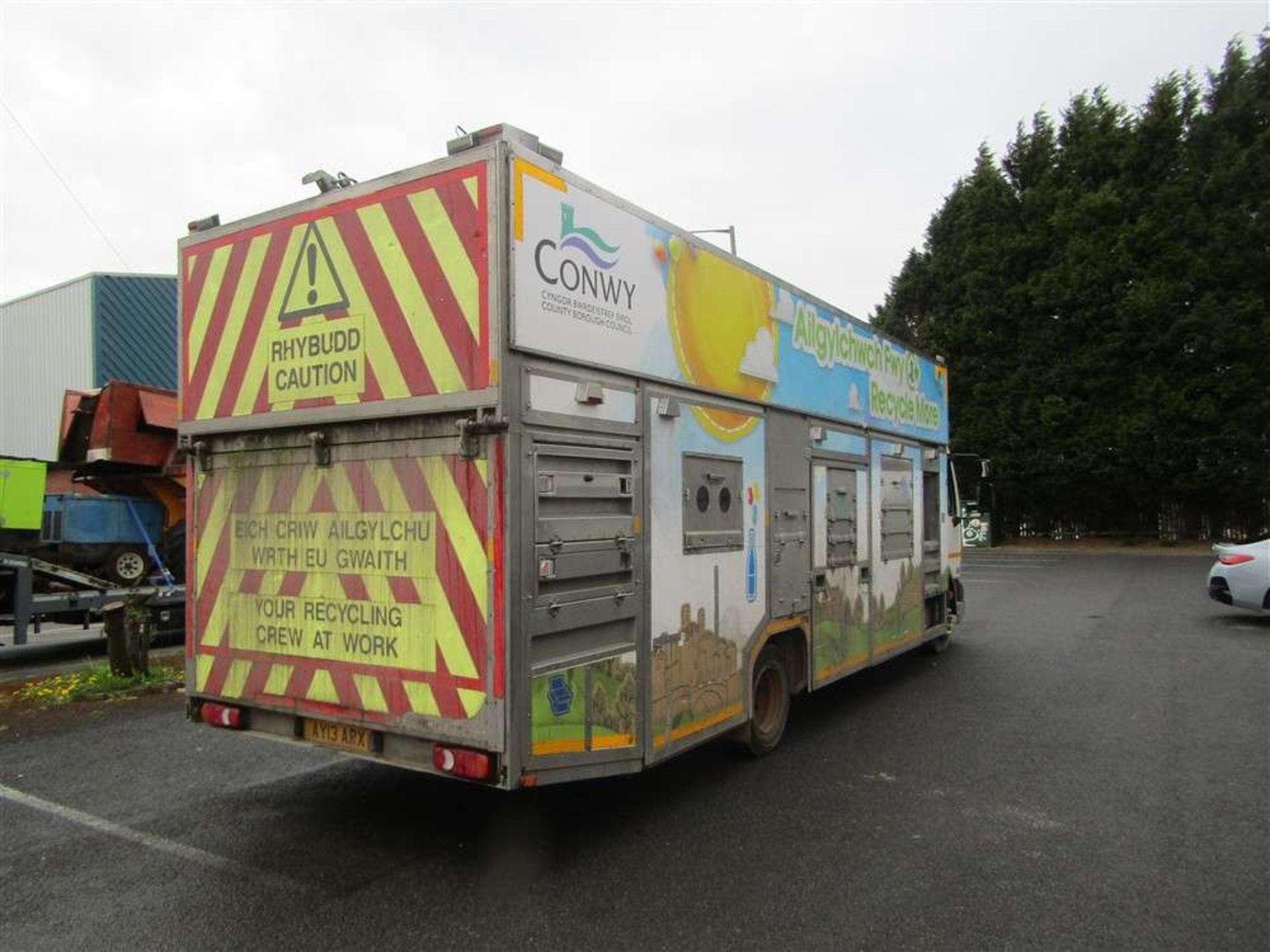 2013 13 reg DAF FA LF45 Recycling Vehicle (Runs For Loading Only) (Direct Council) - Image 3 of 6