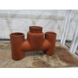 Terracotta H Chimmney Pot