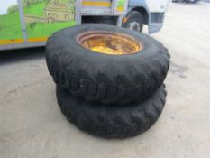 2 x Rear Tractor Tyres