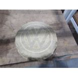 VW Carved in Natural Stone