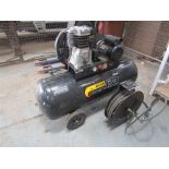 Airmate HP4 200ltr Single Phase Compressor c/w Hose Reel