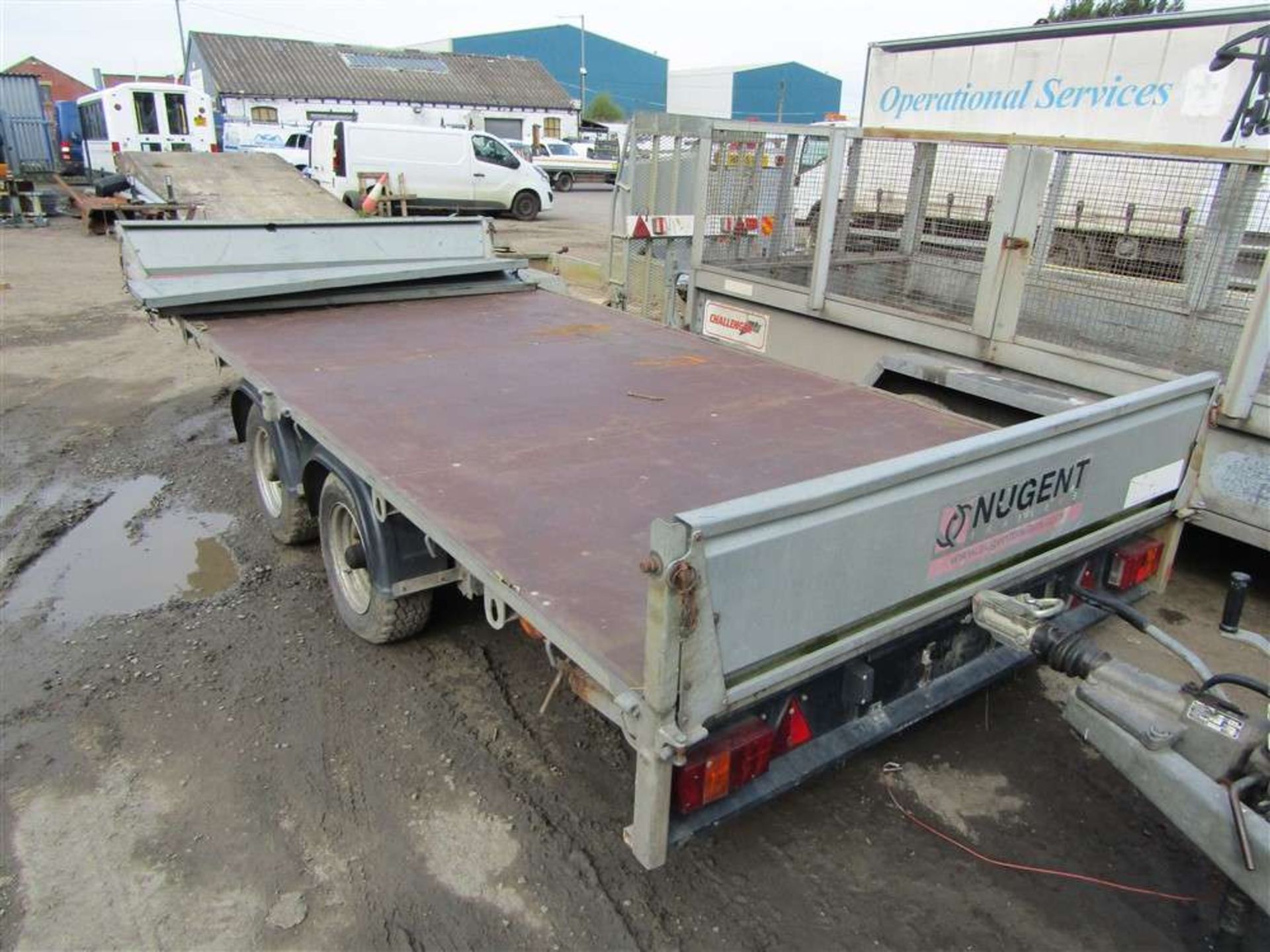 Nugent F4320 Flatbed Trailer c/w Sides - Image 3 of 4