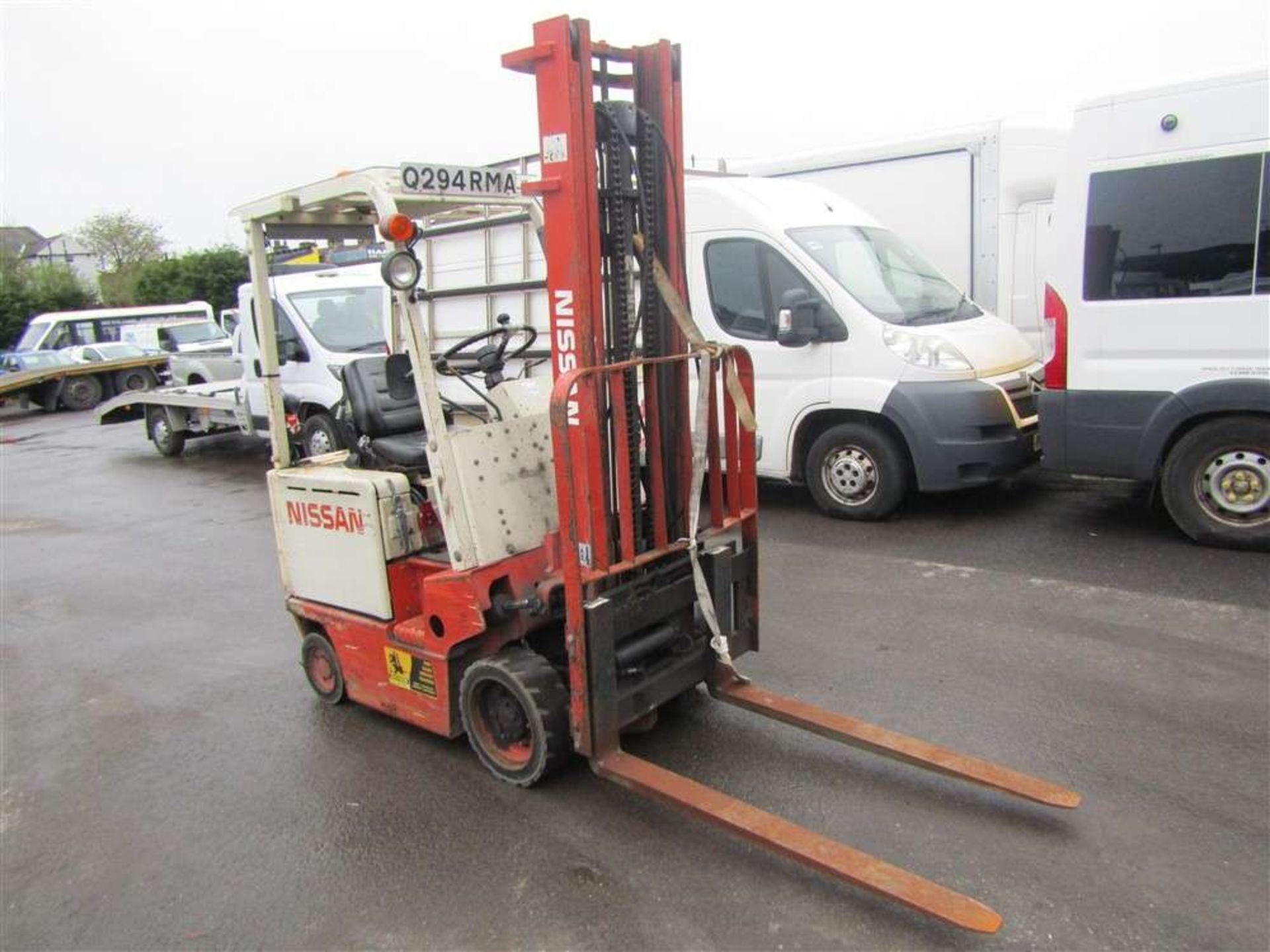 2002 Q reg Nissan Ceboil 15U Electric Forklift Truck (Direct Council) - Image 2 of 6