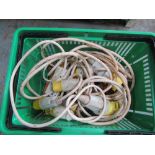 1 x Crate Of 110v Plugs, Sockets, Extensions