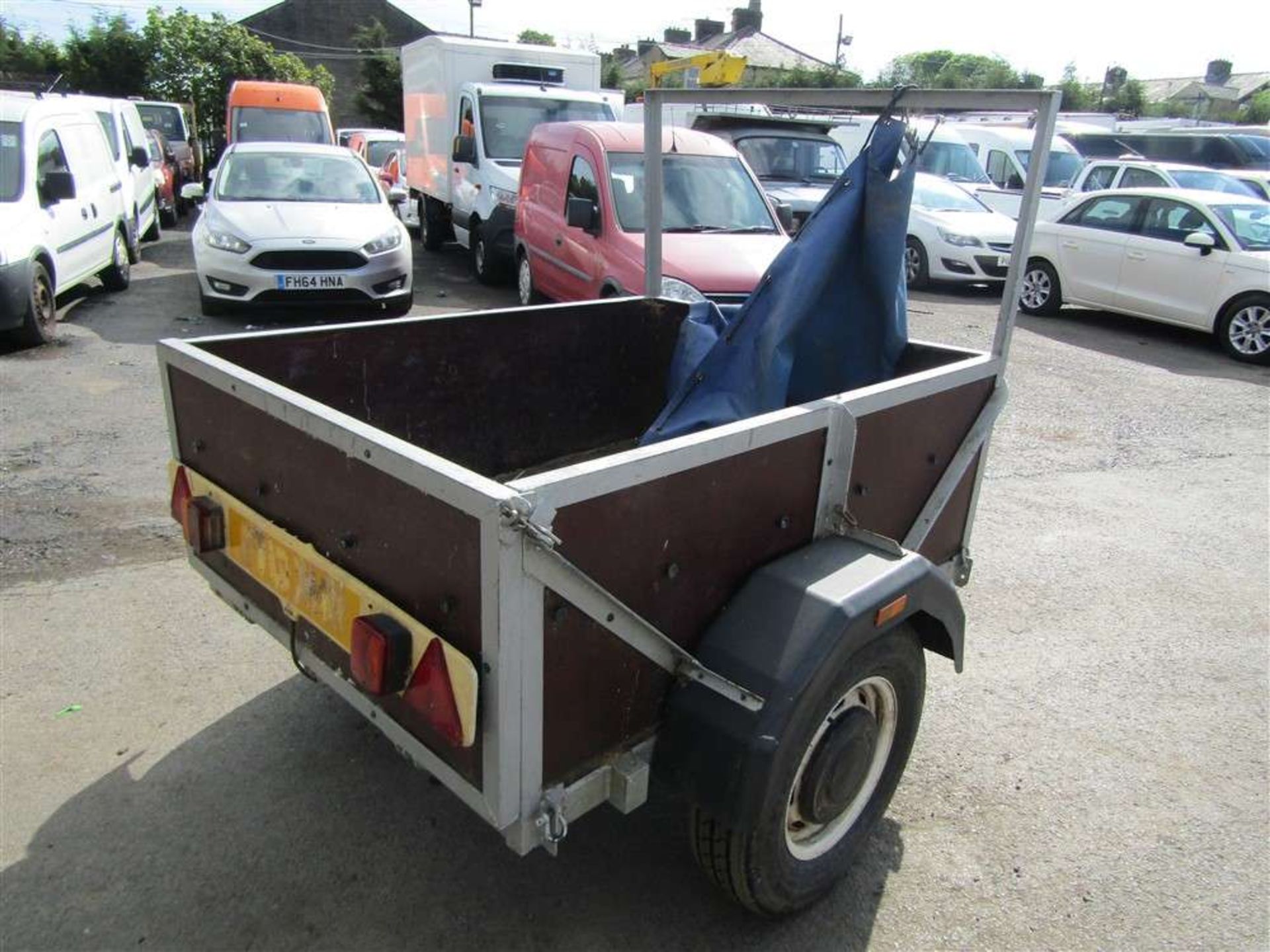 4ft x 5ft Goods Trailer with Cover - Image 4 of 4