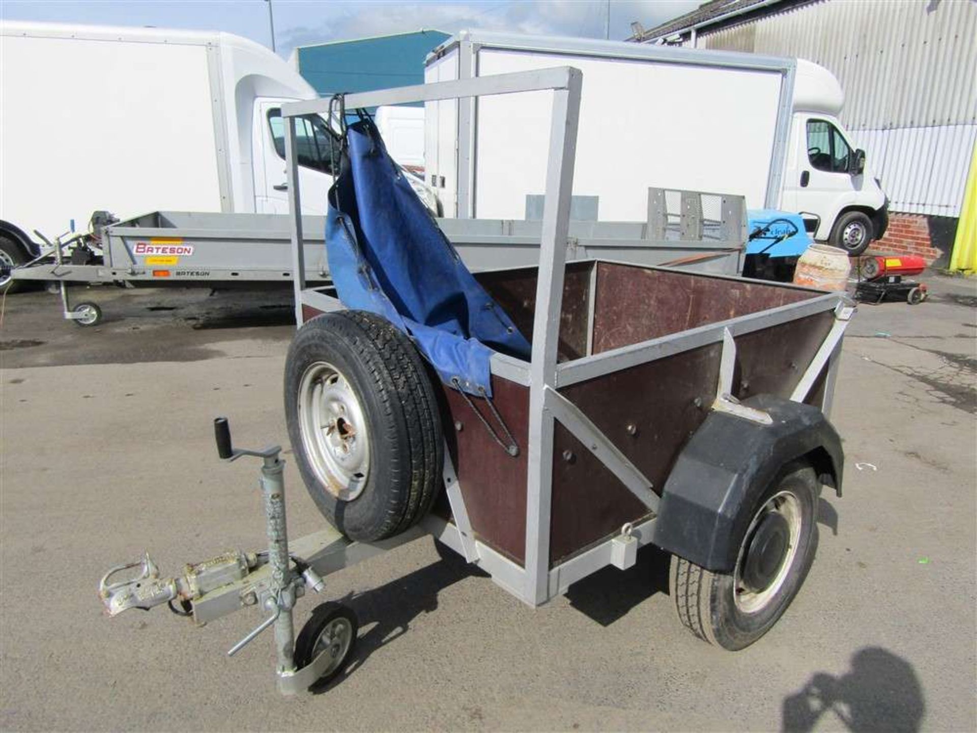 4ft x 5ft Goods Trailer with Cover - Image 2 of 4