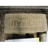 Meat Loaf Carved In Natural Stone