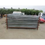 Stillage Of Approx 40 Harris Fence Panels