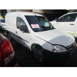 2010 60 reg Vauxhall Combo 2000 CDTI (Non Runner) (Direct United Utilities Water)