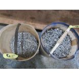 2 x Buckets of Galvanised Nails