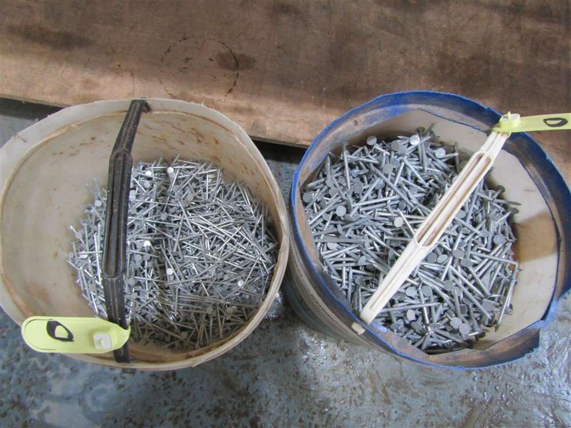 2 x Buckets of Galvanised Nails