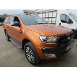 2017 17 reg Ford Ranger Wildtrak 4x4 TDCI Auto Pickup