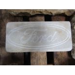 Ford Carved In Natural Stone