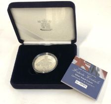 A 100th anniversary Entente Cordial silver proof crown