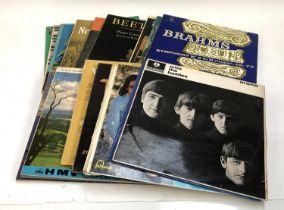 VINYL LPS: a group of largely good quality classical albums which includes a 'With the Beatles' Mono