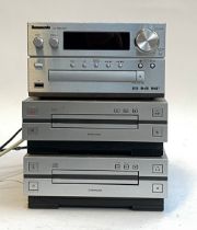 A Panasonic SA-PMX 5DB DAB; Pioneer cd player etc