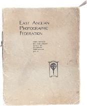 An early 20th century album of black and white photographs, 'East Anglian Photographic Federation: