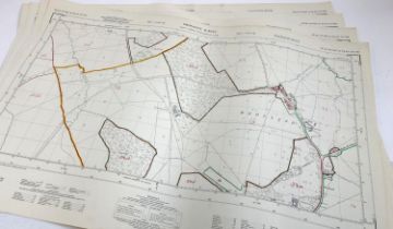 Four Ordinance Survey maps, scale 1:2500. PLAN ST 7607 & 7707, 7608 & 7708, 7800 & 7900, 7801 &