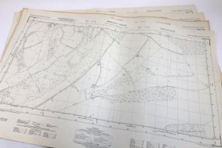 Four Ordinance Survey maps, scale 1:2500. PLAN ST 7806 & 7906, 8005 & 8105, 8007 & 8107, 8009 &