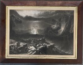 After George Henry Phillips, 'The Opening of the Sixth Seal' (af), 19th century mezzotint, c.1830,